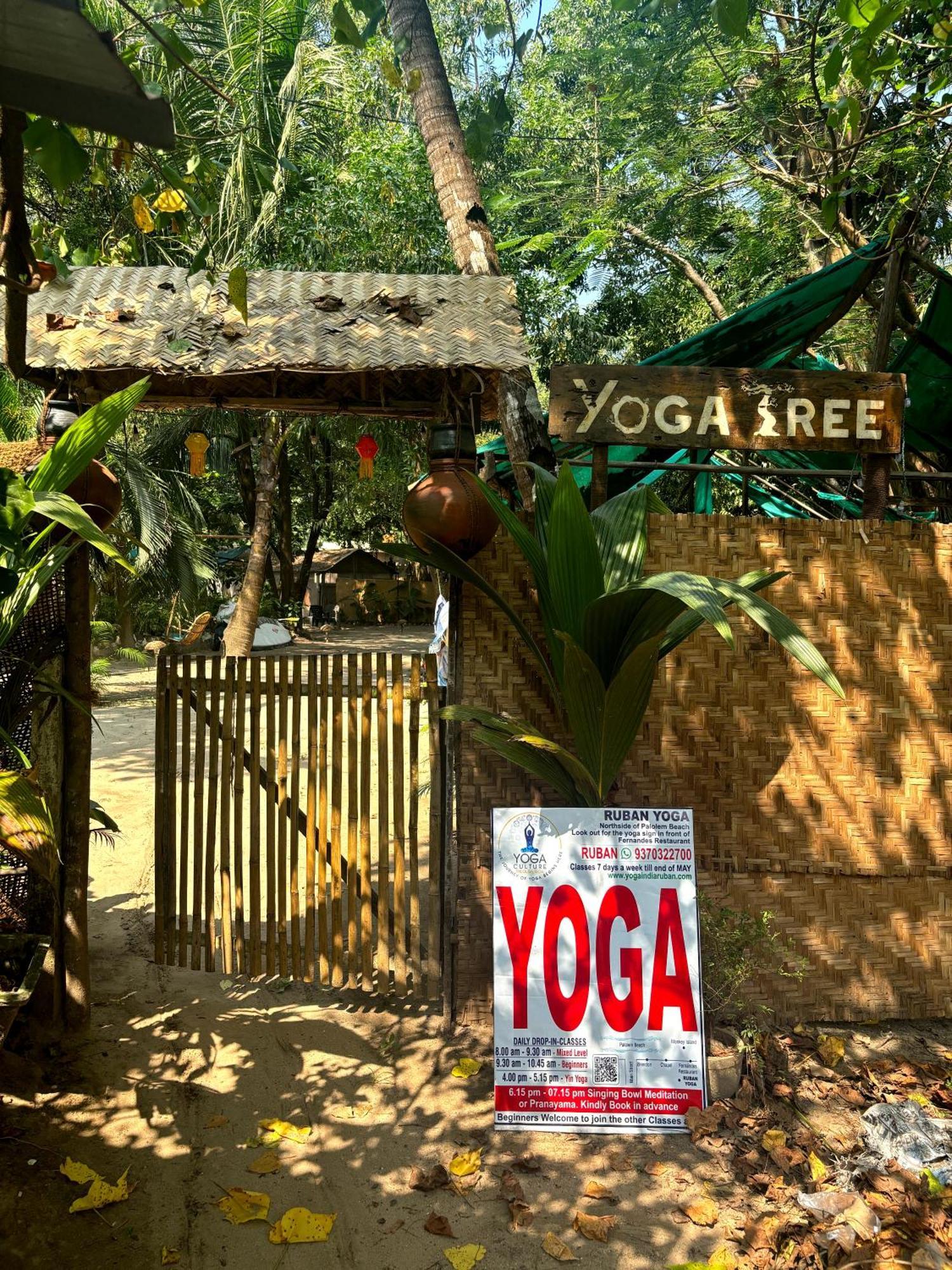 Ruban Yoga Hotel Bãi biển Bãi biển Palolem Ngoại thất bức ảnh